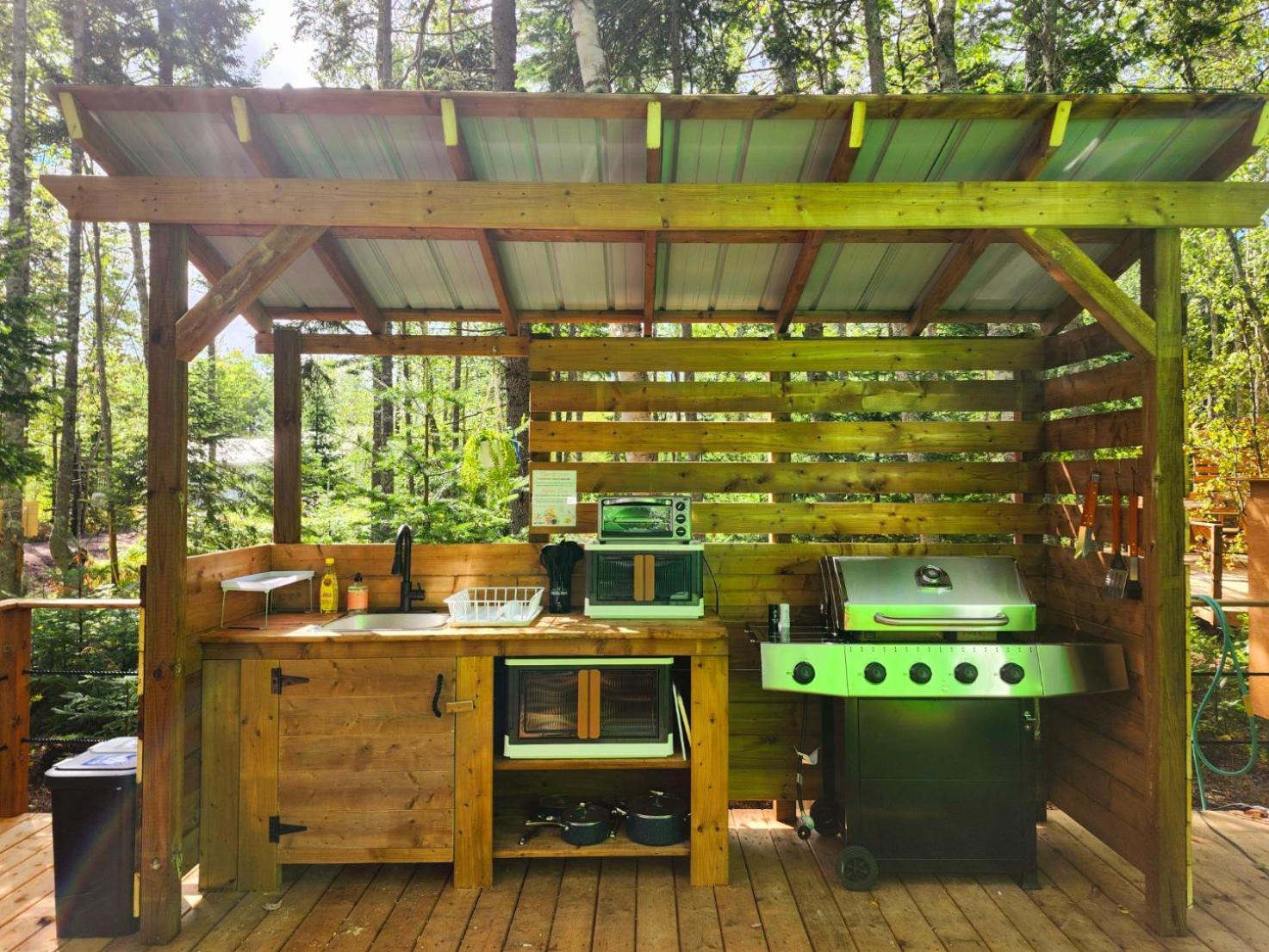 Estrella Glamping Hotel Caraquet Bagian luar foto